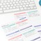 bloom daily planners Planning Pad, 6" x 9", Double Sided Planning Pad, Teal